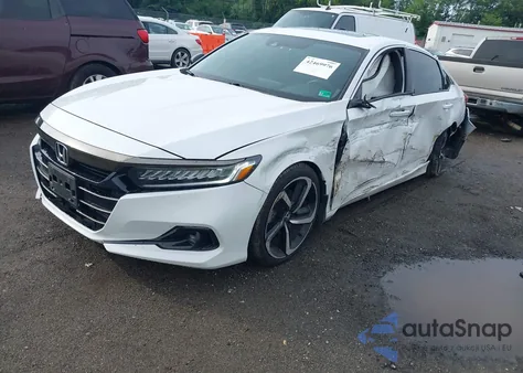 2021 Honda Accord Sport z USA, uszkodzony, nr VIN 1HGCV2F30MA024490
